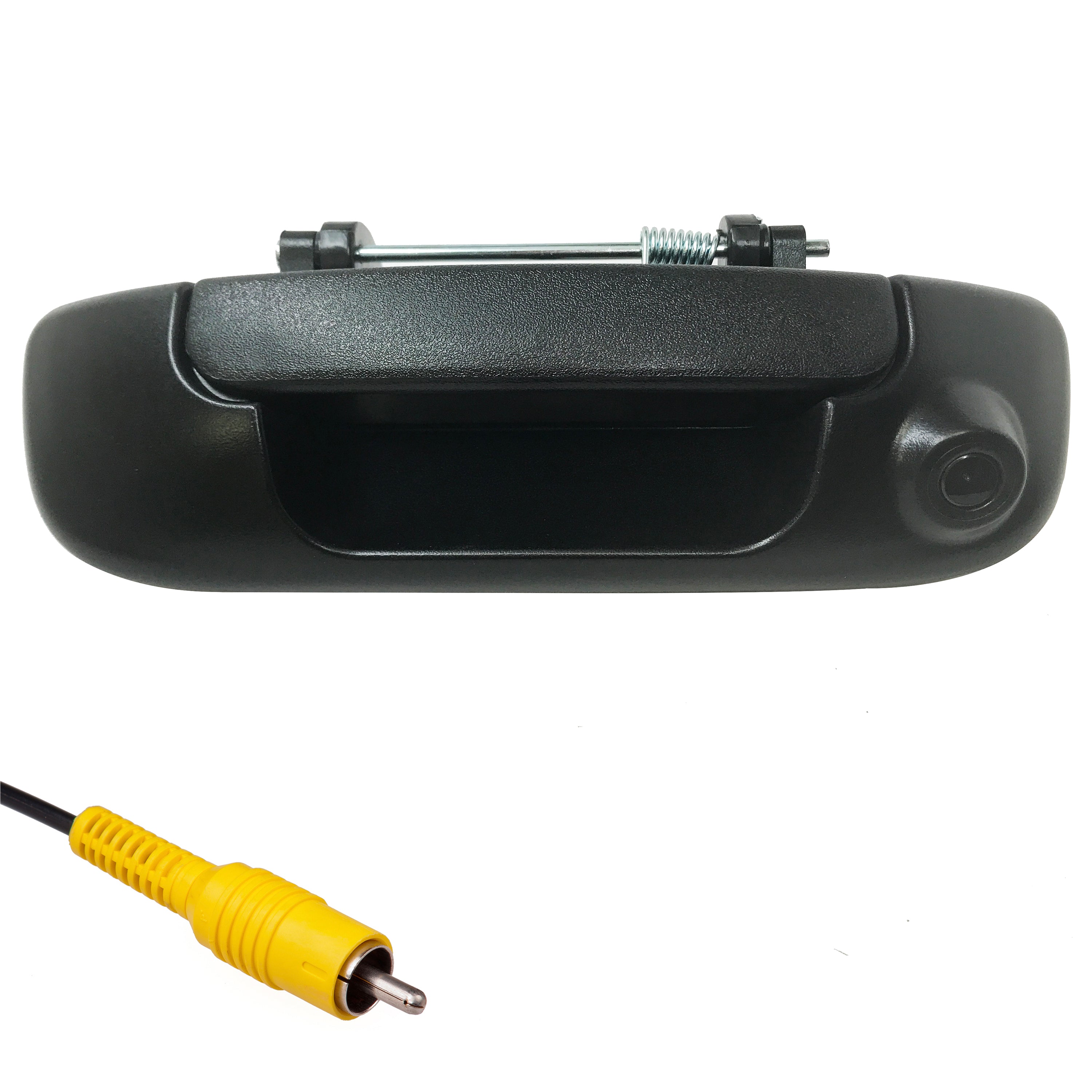 2002-2008 Dodge Ram Black Tailgate Handle Replacement with Backup Camera - Heavy Duty Truck Accessory for Enhanced Safety & Convenience