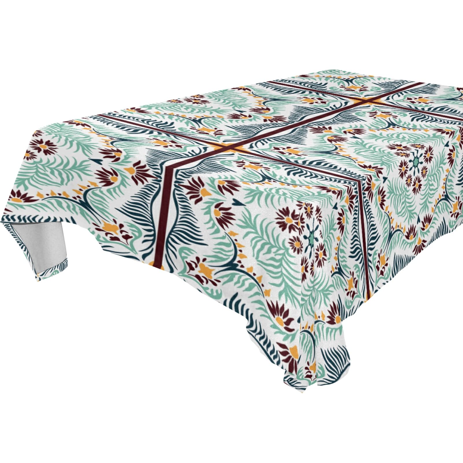 Premium Mexican Talavera Rectangle Tablecloth 60
