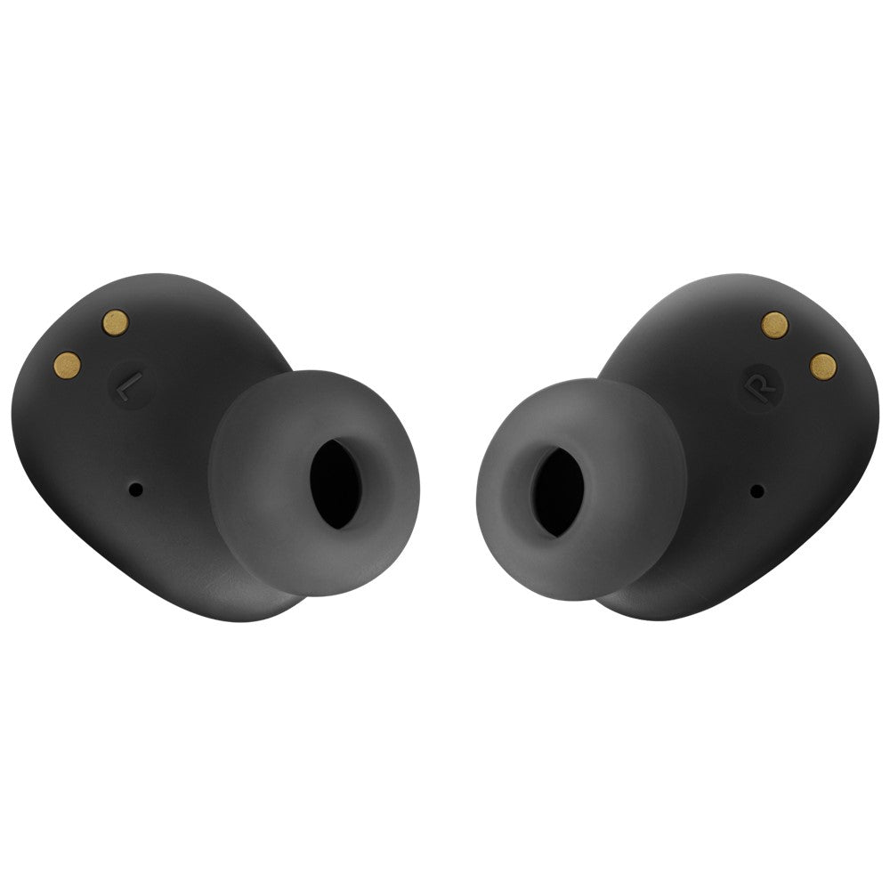 JBL Vibe Buds True Wireless Bluetooth Earbuds - Black (Renewed Like New) | Noise Cancelling, 32H Battery, IP54 Waterproof for Gym, Running & Commuting