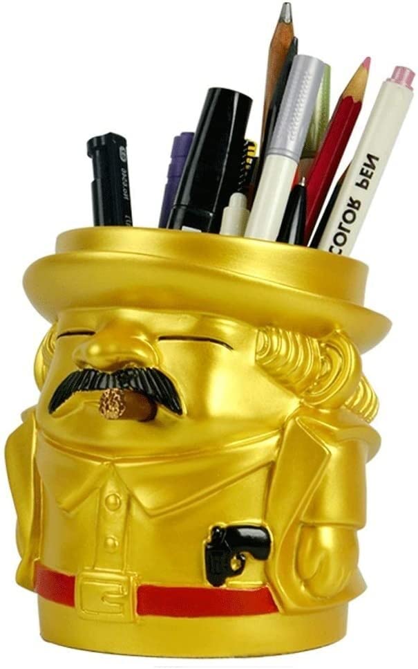 Nordic Resin Pen Holder & Pencil Organizer - Stylish Desk Storage for Makeup Brushes, Writing Tools & Office Supplies | Perfect Study Accessory for Students, Creative Gift Idea for Elderly & Home Office Organization