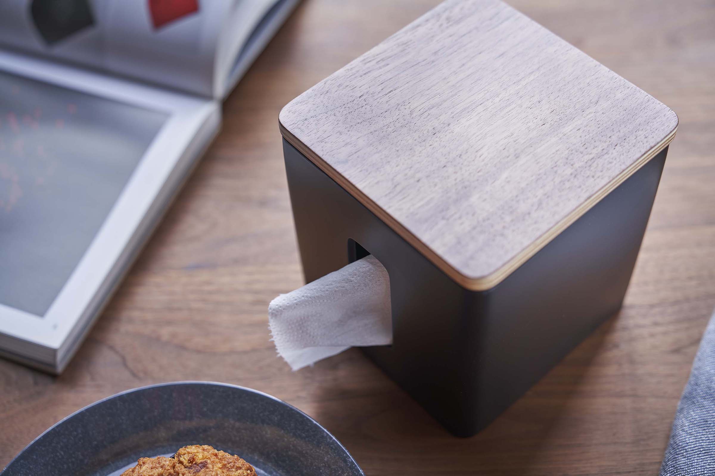 Elegant Polystone Paper Holder - Discreet & Stylish Home Office Organizer for Bills, Letters, and Documents