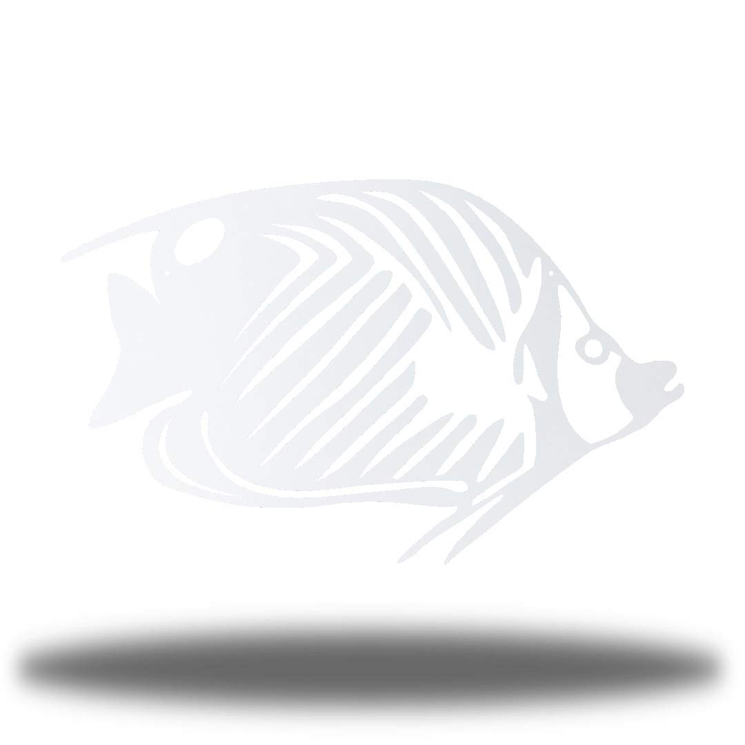 Butterfly Fish Metal Wall Art - 12