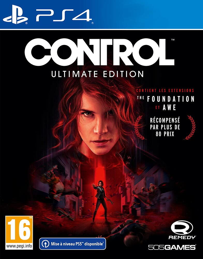 Control Ultimate Edition for PlayStation 4 (PS4) - Award-Winning Action-Adventure Game | Perfect for Horror & Sci-Fi Fans | Great for Single-Player Story Gaming & Next-Gen Upgrades
