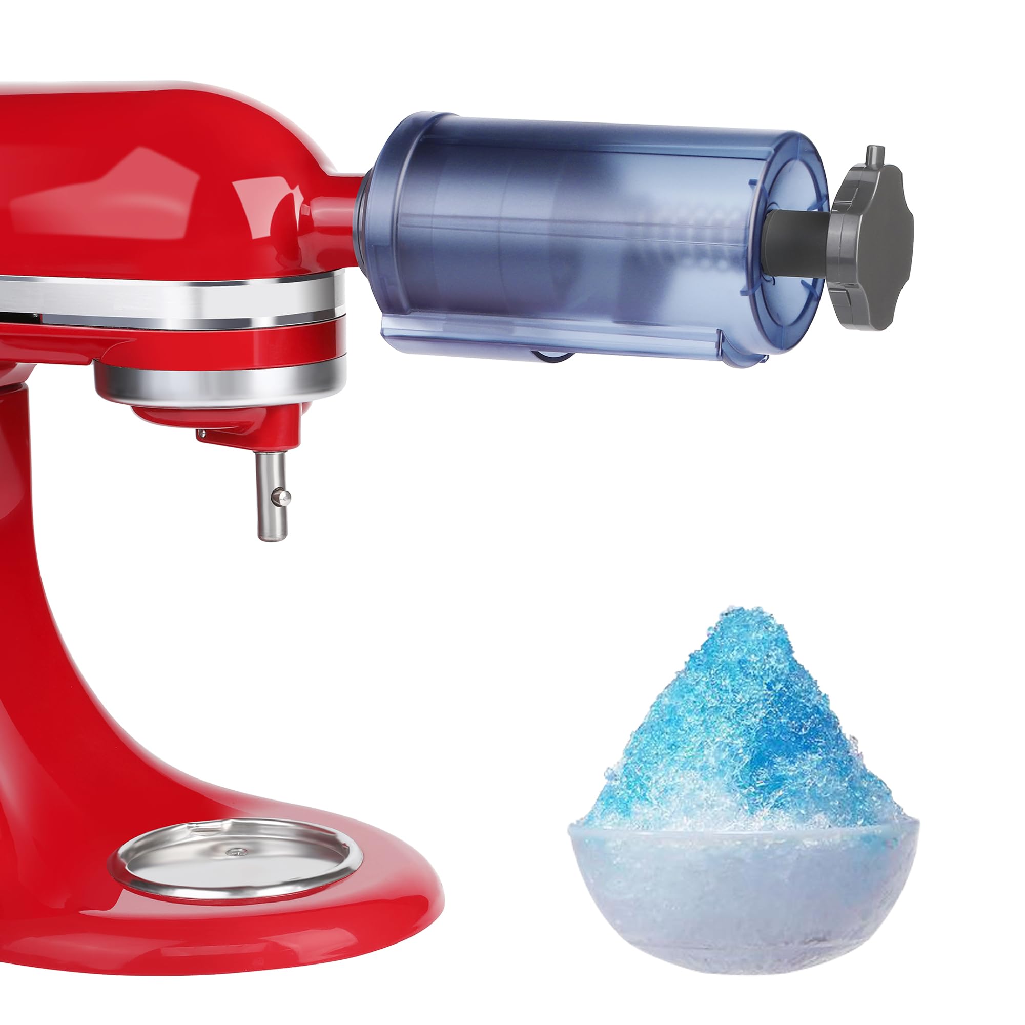 KitchenAid Stand Mixer Ice Shaver Attachment - High Efficiency Shaved Ice Maker with 8 Molds, Perfect for Cocktails, Desserts & Snow Cones | Aooaid
