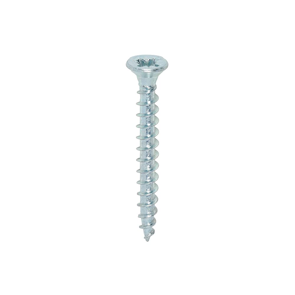 Timco 35030SOLOZ PZ2 CSK BZP Zinc Plated Solo Woodscrew 3.5x30mm (Box of 200) - Ideal for Woodworking, Furniture Assembly & DIY Projects