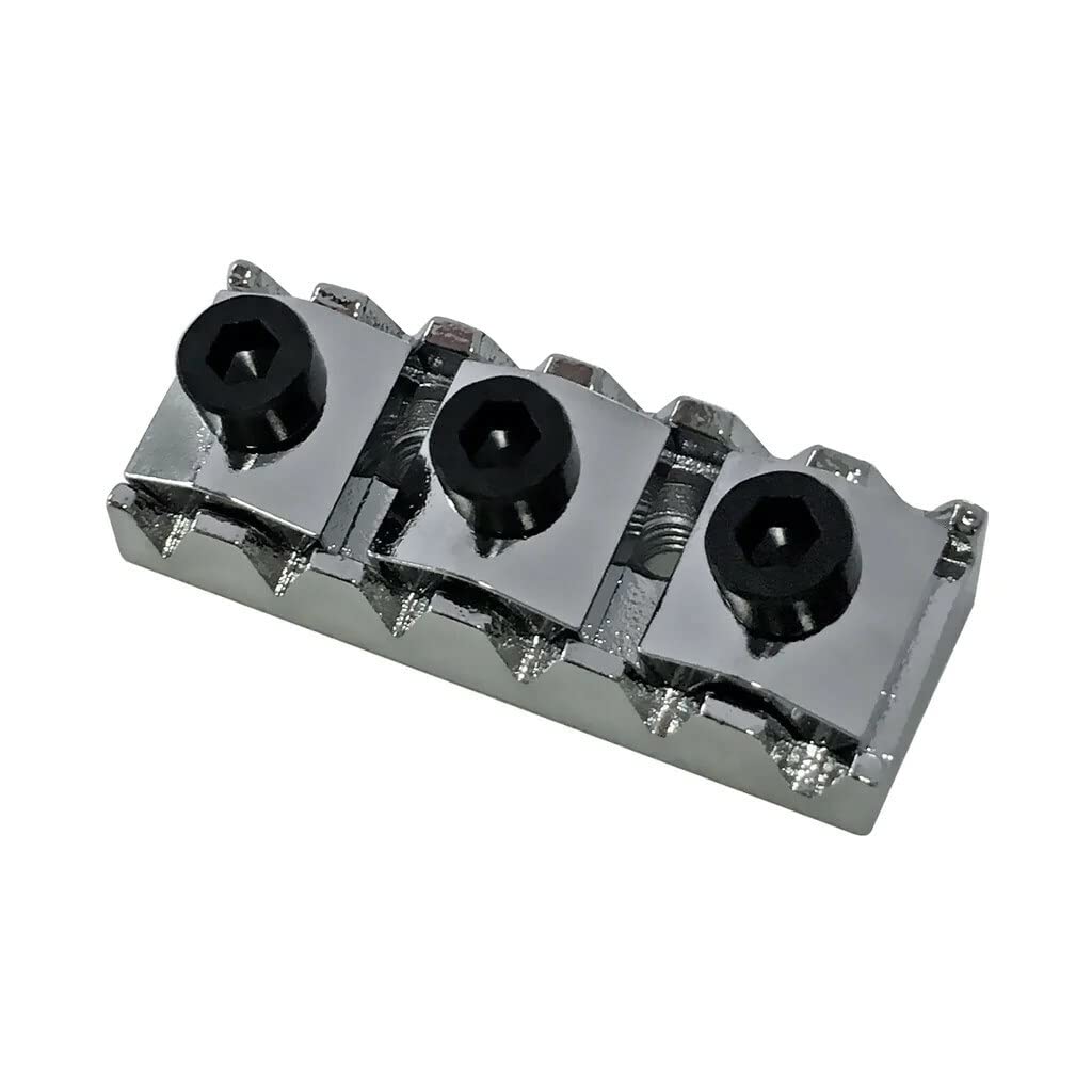 Floyd Rose Locking Nut R9 Chrome - Premium Guitar Bridge Nut for Floyd Rose Tremolo Systems - Perfect for Electric Guitar Upgrades & Repairs