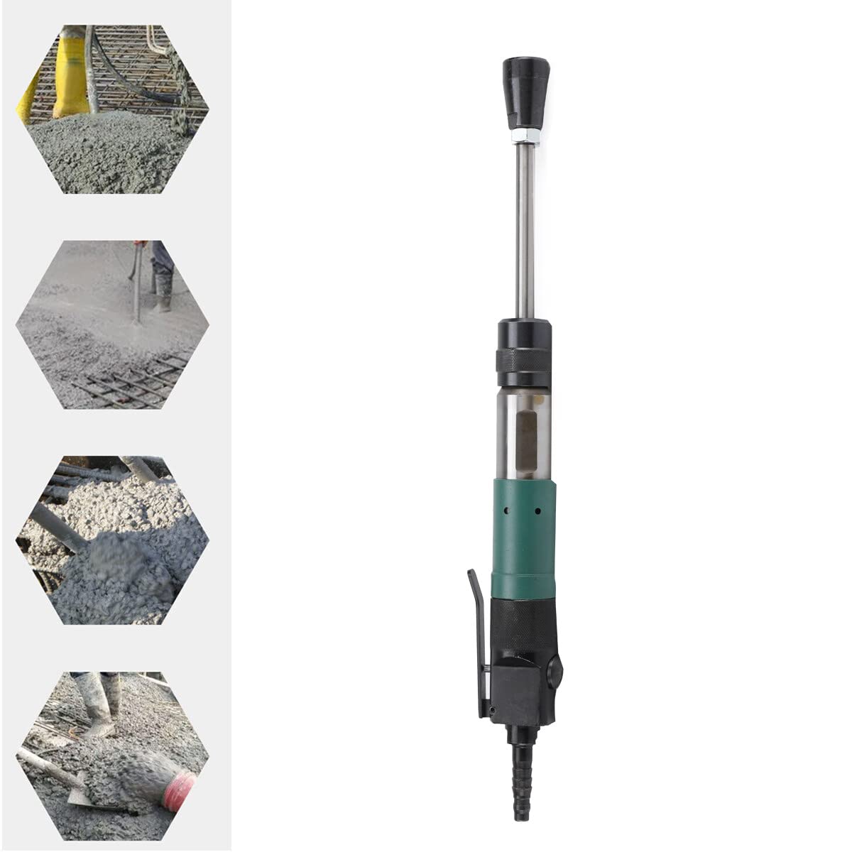 Pneumatic Tamping Machine D3 - Earth & Sand Rammer Tamper, Air Hammer Sander (410-470mm, 0.63MPA) for Construction, Landscaping & Road Repair