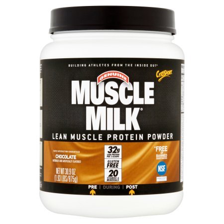 Muscle Milk Protein Powder Chocolate - 1.93 lbs (Pack of 4) | High Protein Shake for Muscle Recovery & Growth | Post-Workout, Breakfast & Healthy Snack