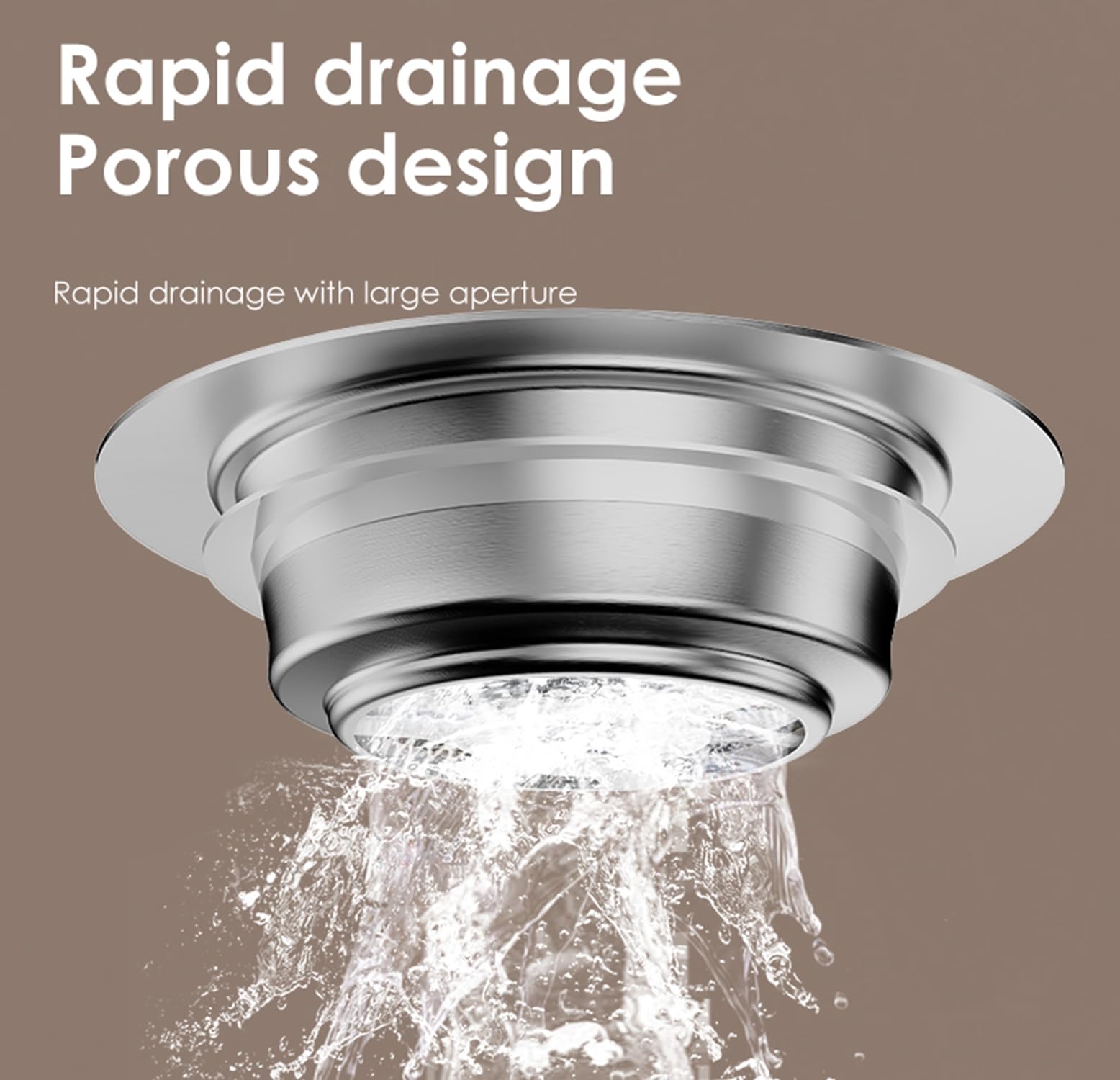 Upgraded 3-in-1 Stainless Steel Kitchen Sink Drain Strainer & Stopper Combo - Fits US Standard 3.5