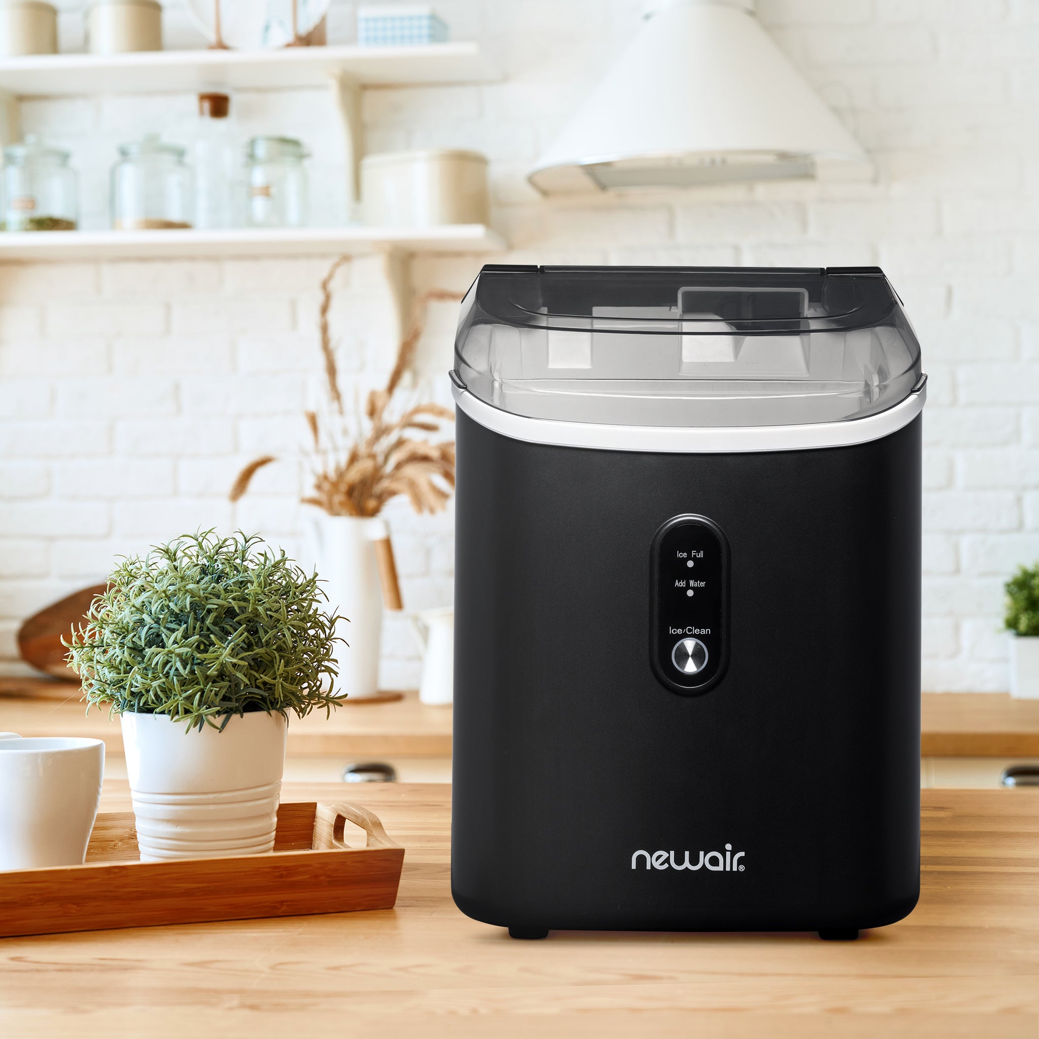 Newair® Countertop Ice Maker - 33 lbs/Day Nugget Ice Machine for Home, Office, and Parties | Perfect for Cocktails, Beverages, and Outdoor Events