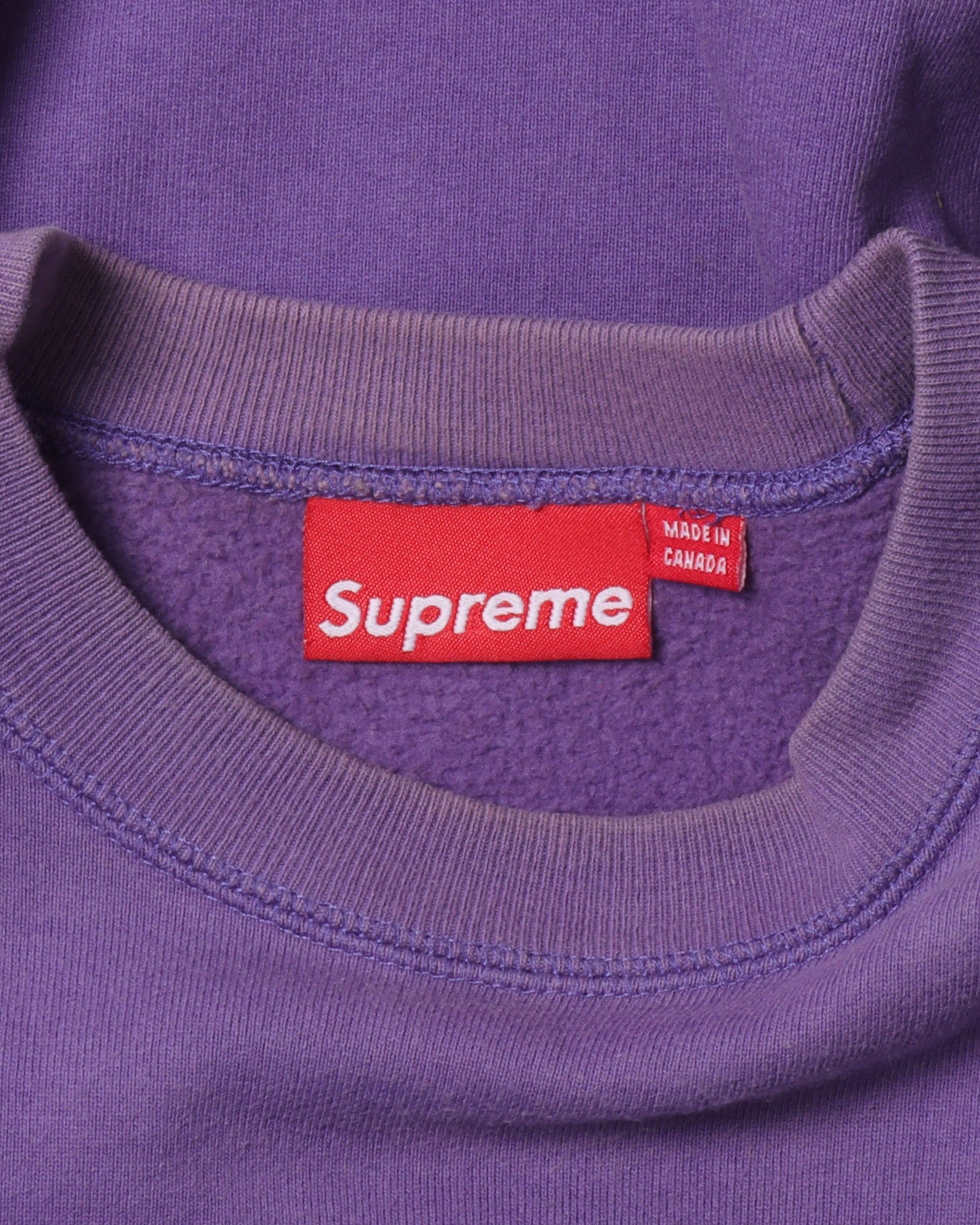 2006 Supreme Purple Teal Box Logo Crewneck Sweatshirt - Vintage Streetwear for Men & Women - Casual Wear, Urban Fashion, Collector's Item
