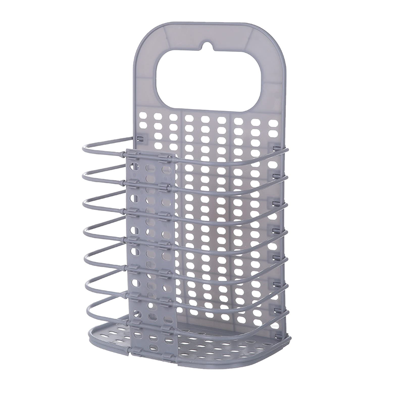 Foldable Perforated Laundry Hamper Basket - Breathable Storage Organizer for Clothes, Toys & Home Essentials | Perfect for Bedroom, Bathroom & Closet Organization