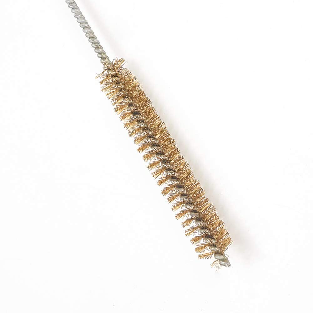 Utoolmart Copper Wire Cleaning Brush Set - 5pcs Spiral Power Tube Brushes (0.6