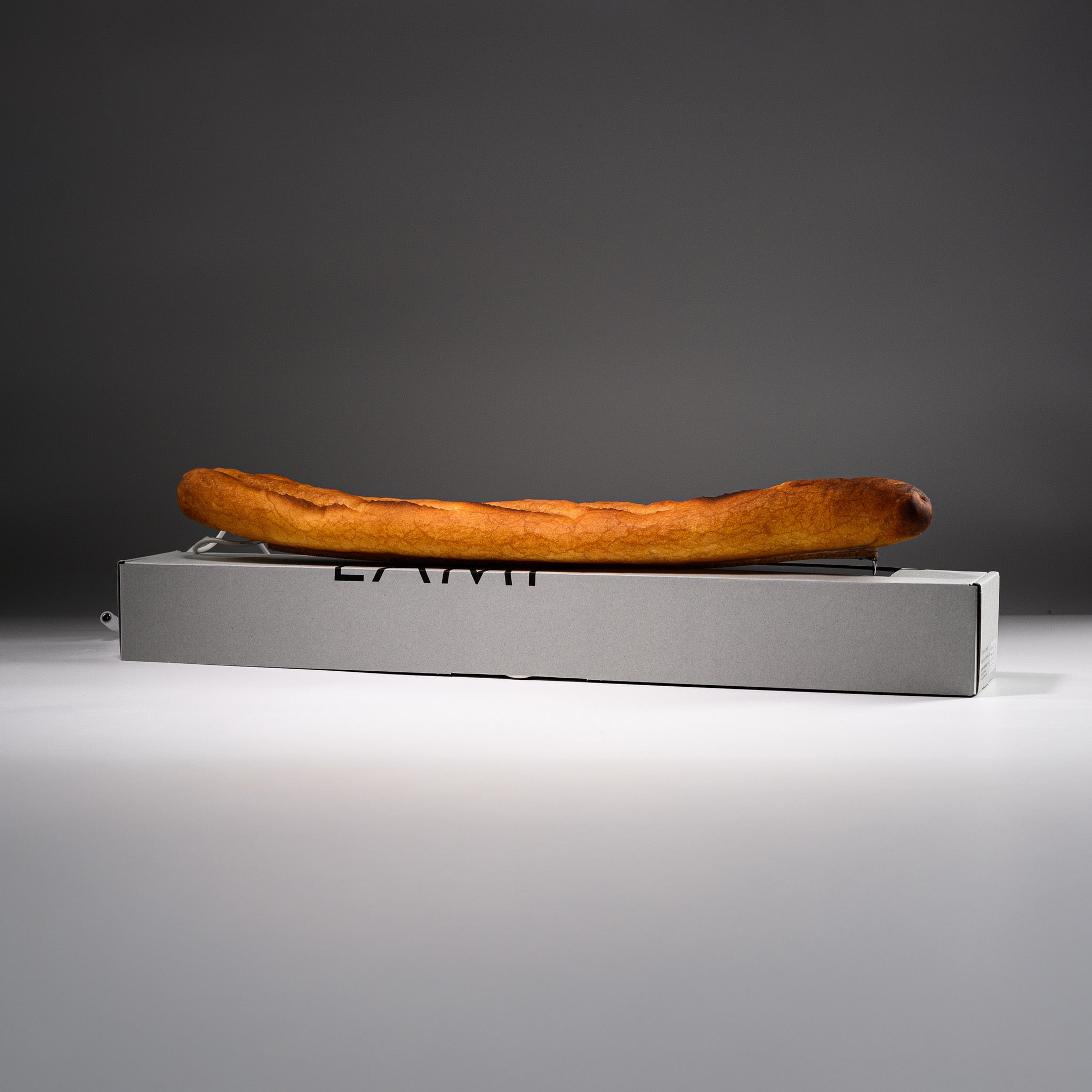 PAMPSHADE Real Bread Lamp - Baguette Style Art Light by Yukiko Morita | Unique Home Decor for Kitchen, Bakery & Cozy Living Spaces