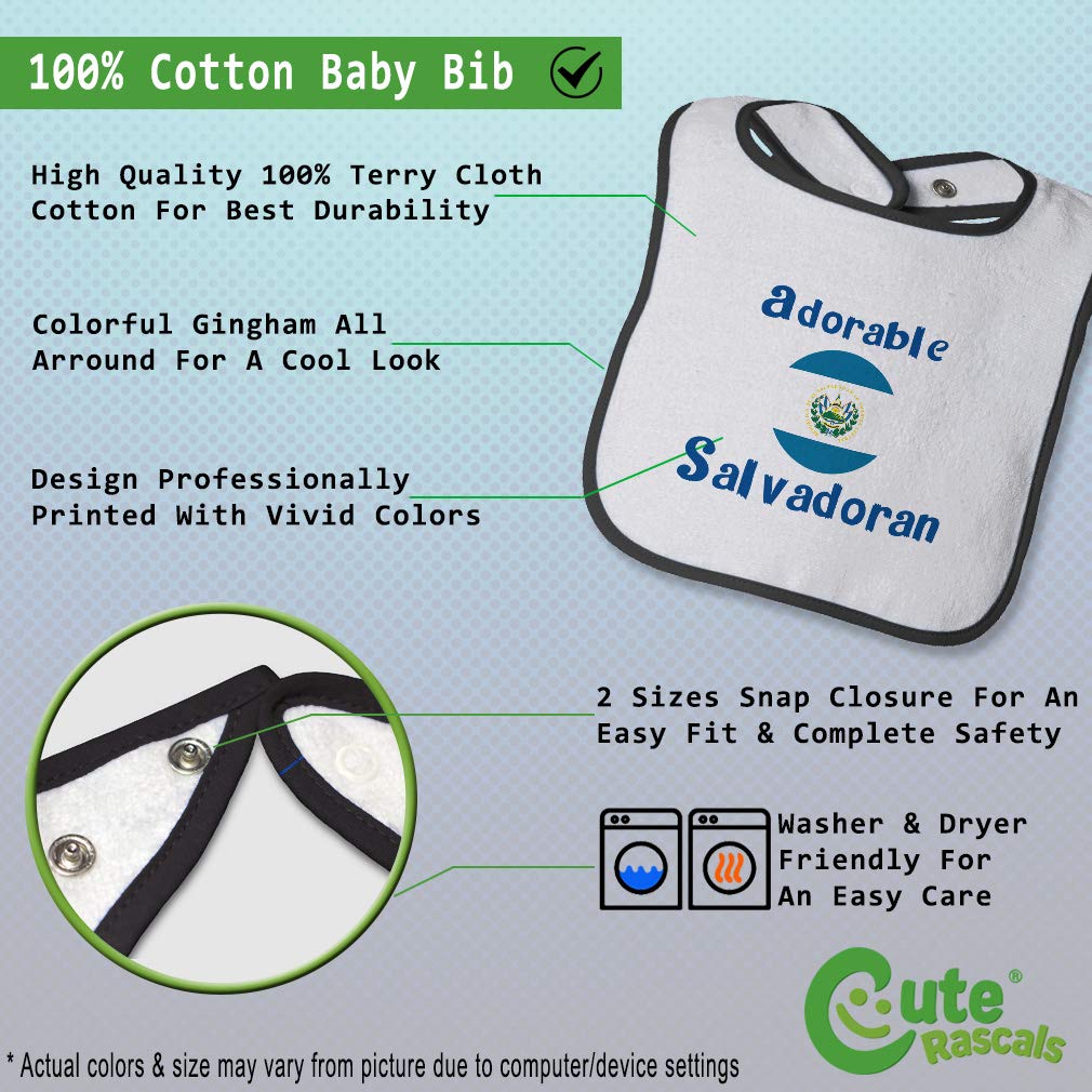 Custom Baby Bibs & Burp Cloths - Soft Salvadoran Cotton for Newborns & Infants - White & Black Designs for Baby Girls & Boys | Perfect for Feeding, Drooling & Messy Playtime