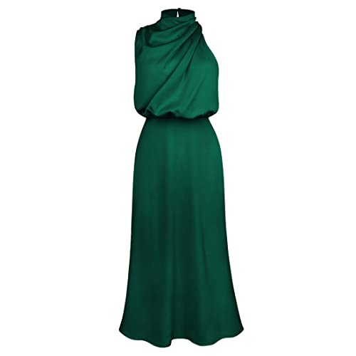 High Neck-dark Green