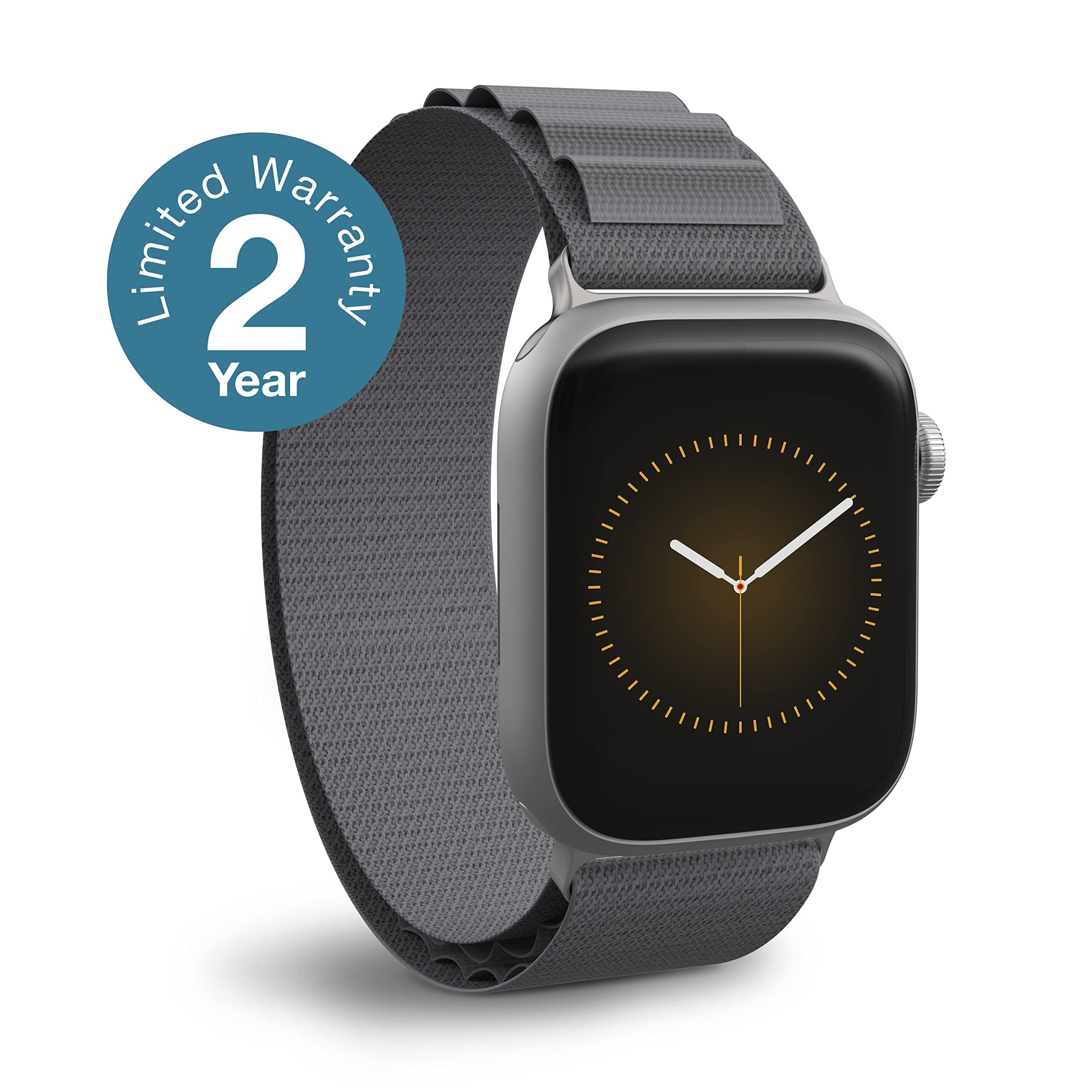 Gear4 ZAGG Braided Stretchy Solo Loop Band for Apple Watch 38mm 40mm 41mm - Small Size (Forest Green) - Elastic Strap Compatible with iWatch Series 7/6/SE/5/4/3/2/1 - Perfect for Workouts, Running & Everyday Wear