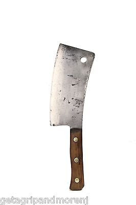 Foster Brothers 2190 Professional Solid Steel Meat Cleaver Knife - Heavy Duty Butcher Knife for Chopping Meat, Bones & Vegetables - Perfect for Home Kitchen & Commercial Use