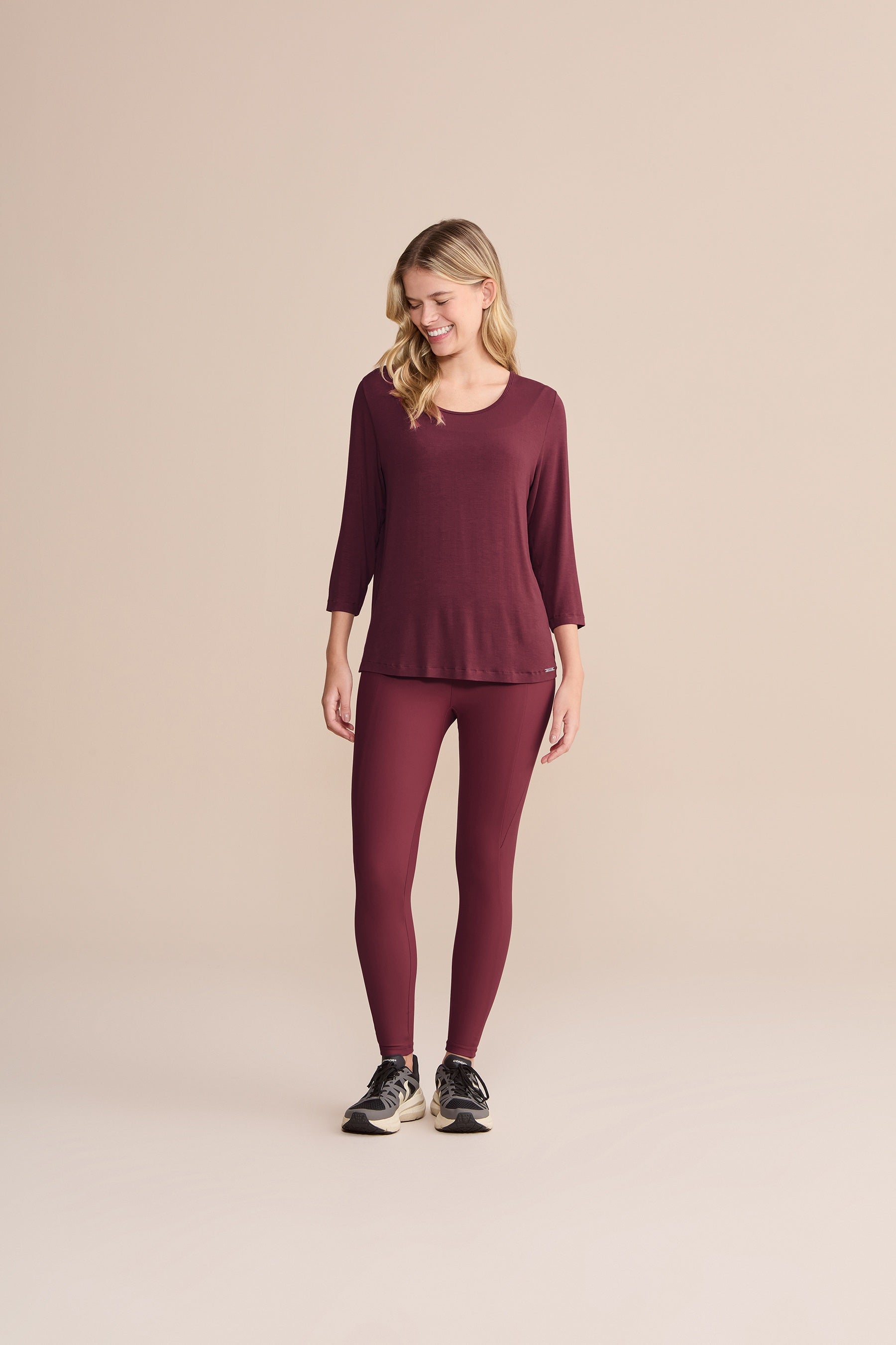 Stylish Long Sleeve Cross Back Viscose Blouse for Women | Comfortable & Breathable | Perfect for Office, Date Night & Fall Layering