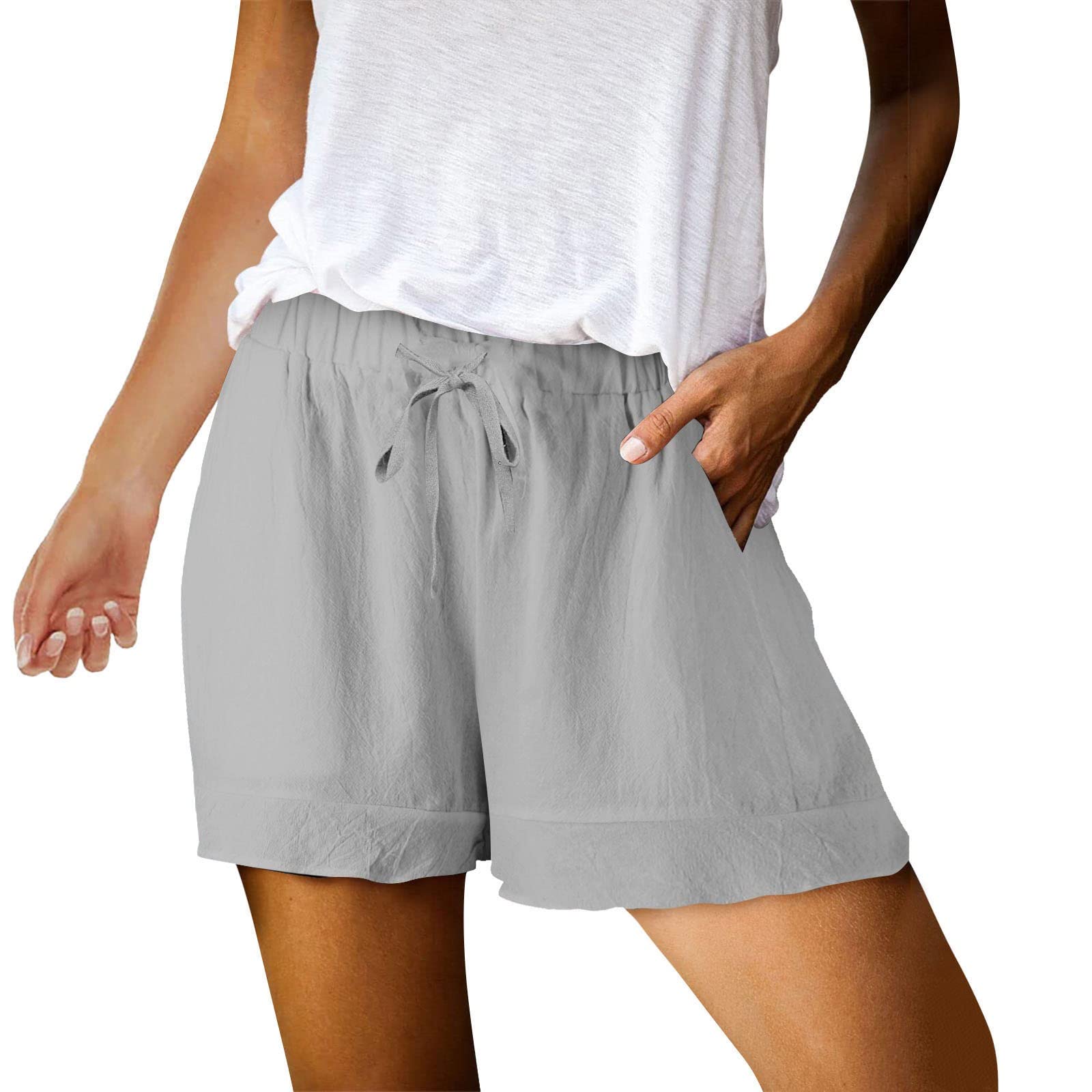 Best Women's High Waisted Yoga Shorts - Soft Tummy Control Workout Leggings for Running, Gym & Lounge - No See Through Breathable Activewear