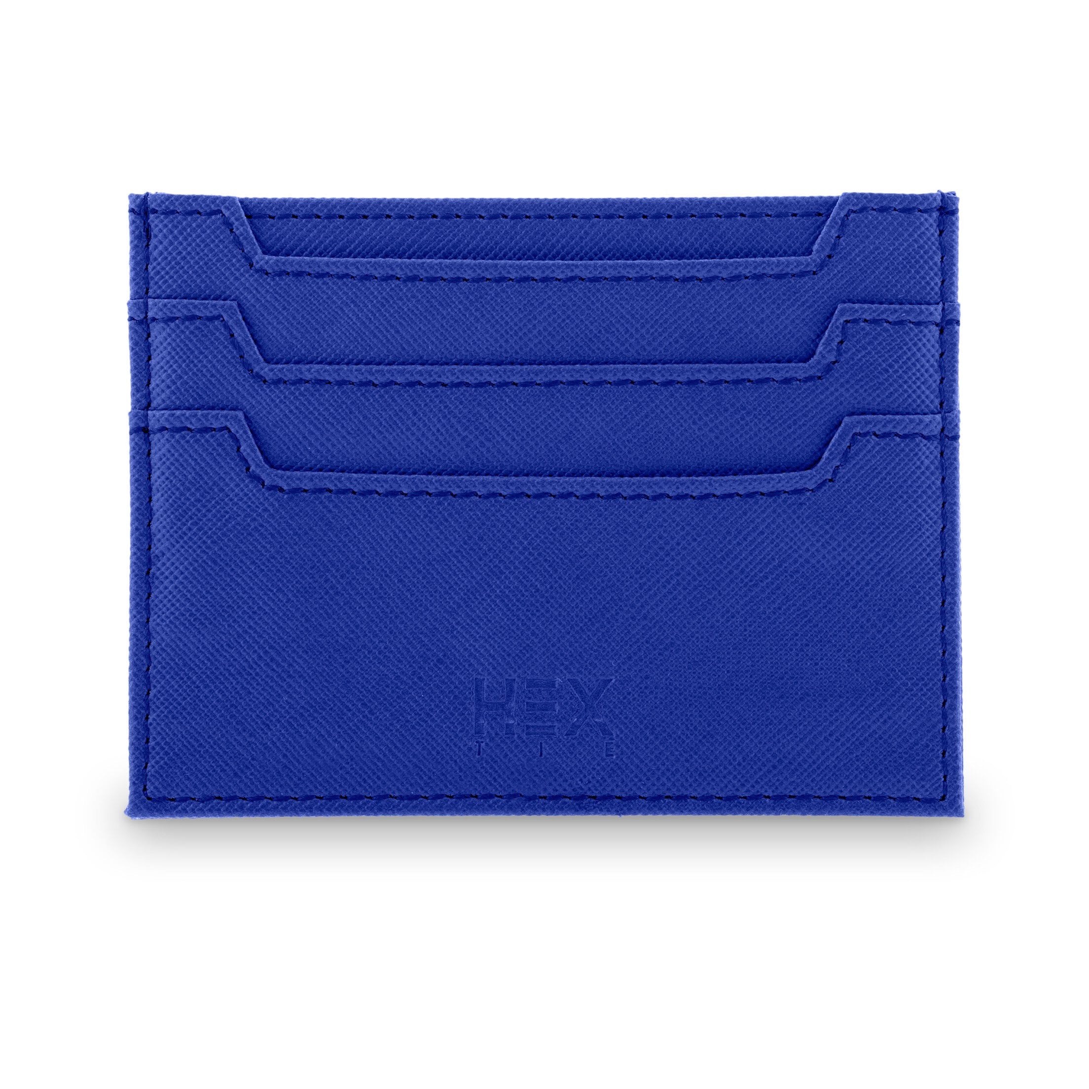 Premium MYKONOS Genuine Leather Card Holder Wallet - Slim RFID Blocking ID Credit Card Case for Men & Women - Perfect for Travel, Business & Everyday Use