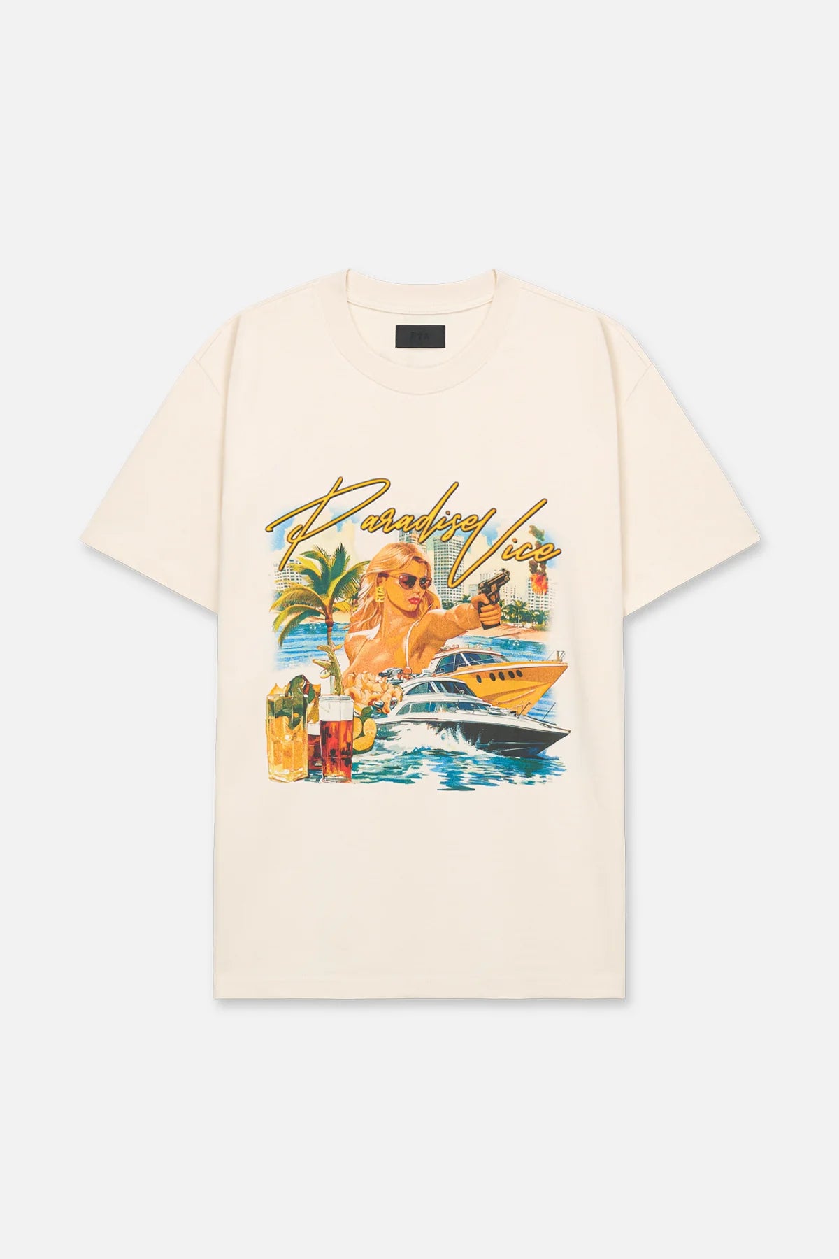 RTA Liam Bone Paradise Mafia T-Shirt - Trendy Streetwear Graphic Tee for Men | Perfect for Casual Wear, Parties & Urban Fashion