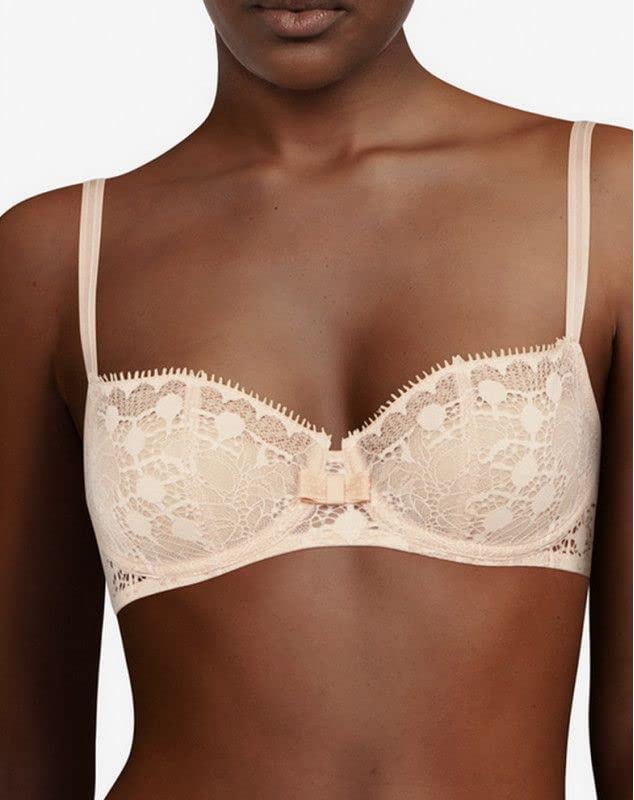 Chantelle Women's Day to Night Lace Unlined Demi Bra - Comfortable Seamless Underwire Bra for Everyday Wear, Work & Special Occasions
