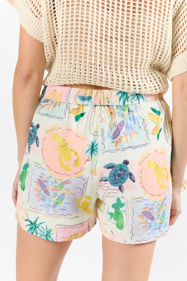 Stylish Tropical Vacation Printed Shorts for Men & Women - Breathable & Comfortable Summer Beach Shorts - Perfect for Pool, Vacation, and Casual Wear