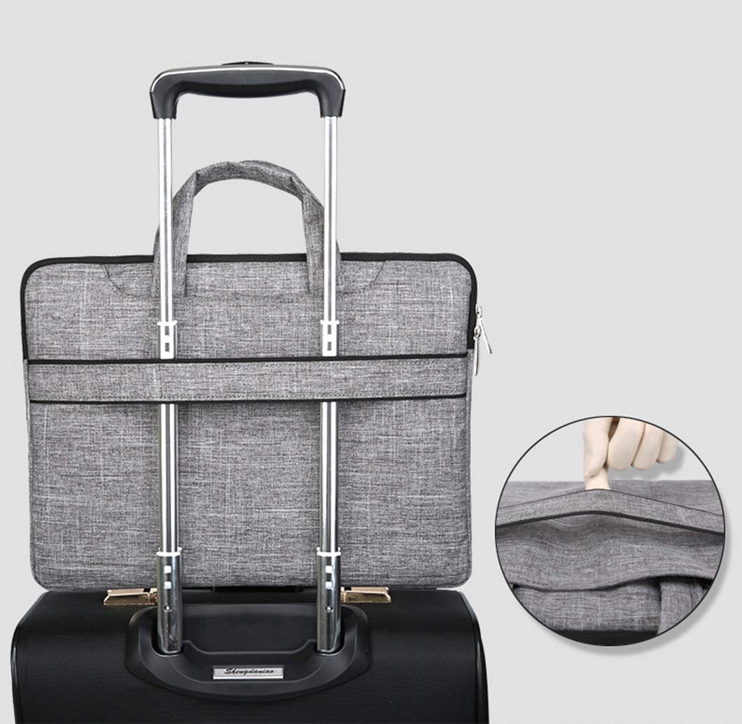 Premium Laptop Briefcase Bag for 13 14 15.6 Inch Laptops - Waterproof Business Computer Bag with USB Charging Port - Perfect for Office, Travel & Commuting