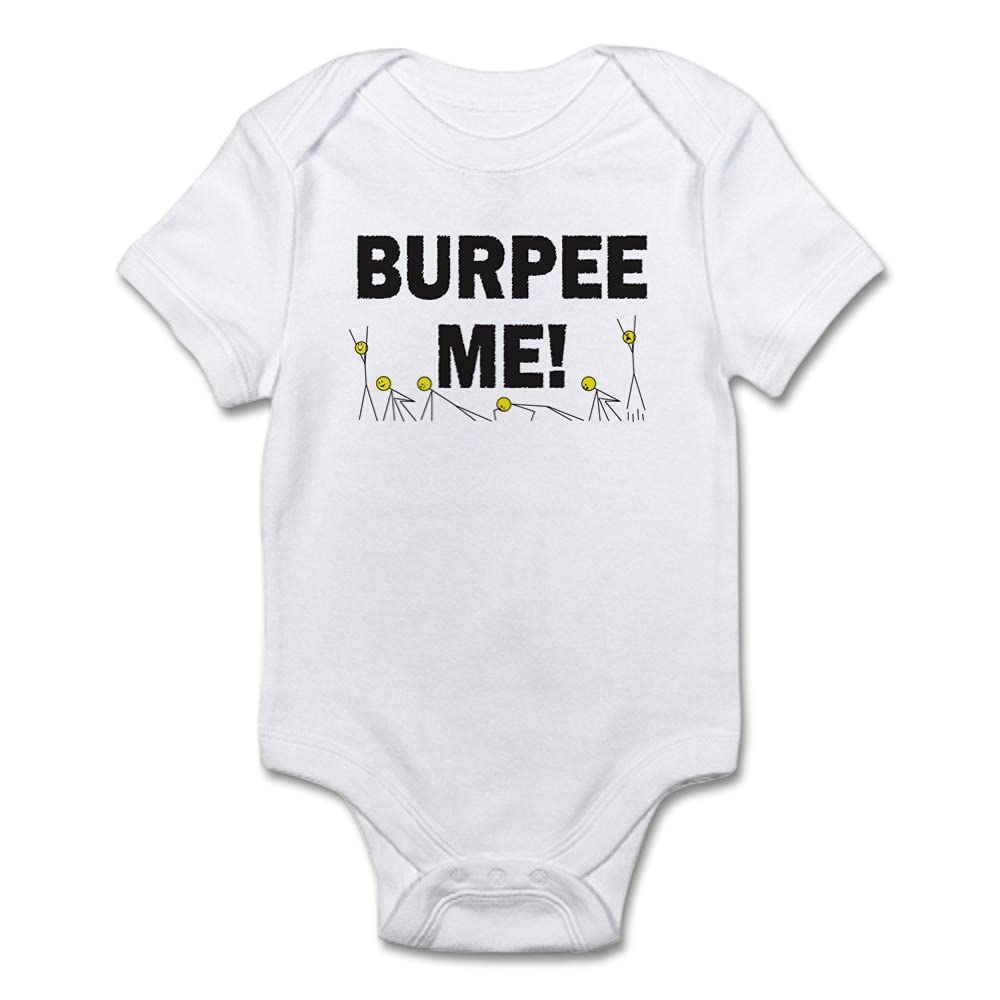 Burpee Me Baby Bodysuit - Funny Infant Onesie for Newborns & Toddlers - Perfect for Playtime, Photo Shoots & Gifts
