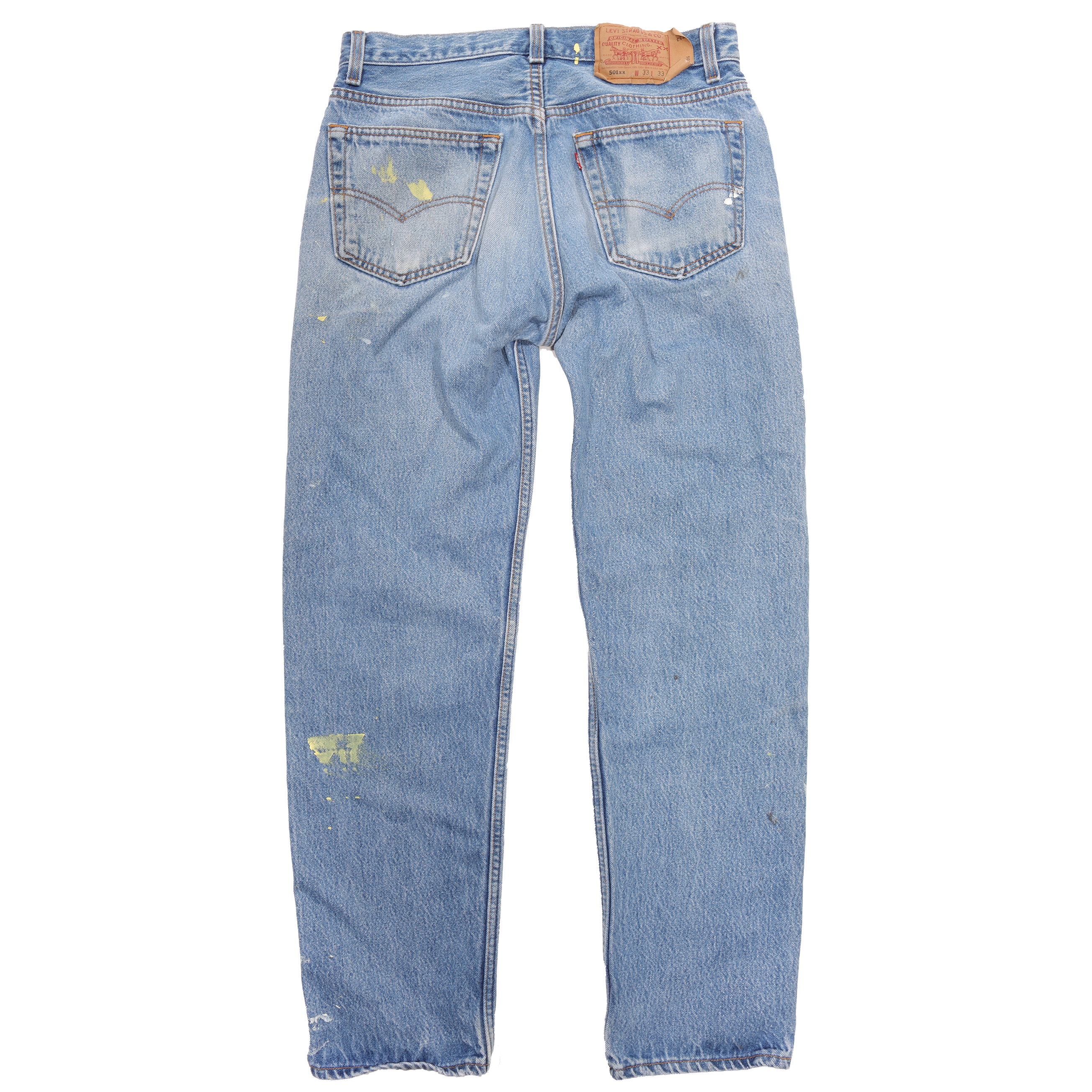 Vintage 1990s Levi's 501 Original Fit Painter Jeans - Classic Denim Pants for Men, Retro Workwear & Casual Style