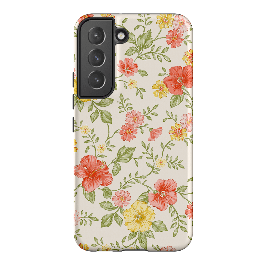 Premium Hibiscus Flower Phone Case for iPhone & Samsung - Durable Protective Cover with Stylish Floral Design - Perfect for Everyday Use, Travel & Gifting