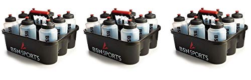 BSN Bottle Carrier with 8 Qt Bottles (3-Pack) - Durable Water Bottle Holder for Sports, Camping & Outdoor Activities