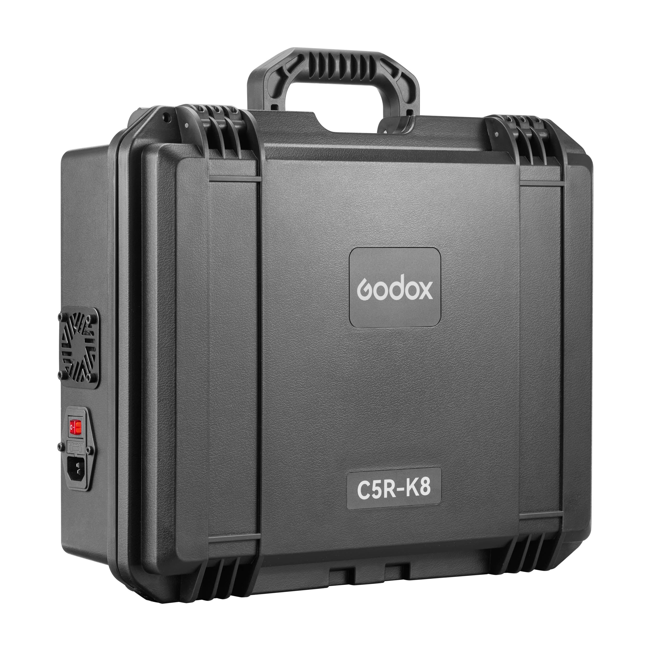 KNOWLED C5R K8 Compact 8-Light RGBWW LED Panel Kit - Portable & Creative Lighting for Photography, Events, and Home Decor