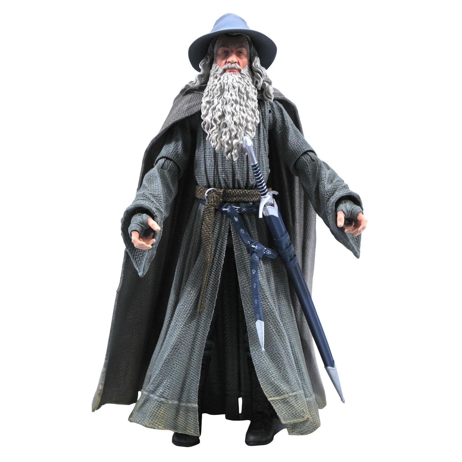 Premium Gandalf Action Figure from Lord of The Rings - Highly Detailed Collectible Toy by Diamond Select Toys - Perfect for Display, Gifts, and Fantasy Collections