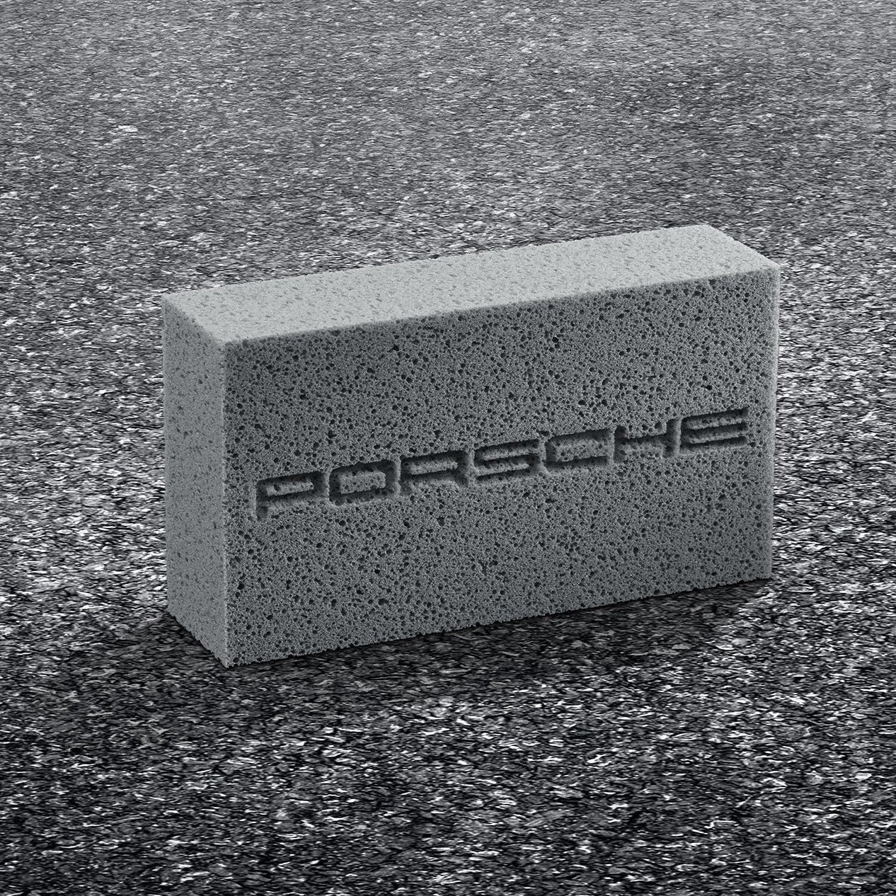 Porsche Tequipment Car Wash Sponge with PORSCHE Logo - Premium Microfiber Sponge for Gentle Hand Washing & Detailing Luxury Cars, Sports Cars & SUVs