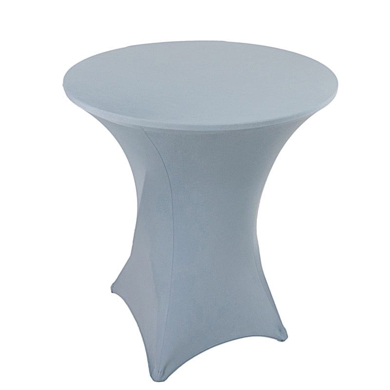 36 Elegant Spandex Cocktail Table Covers - High Top Style Stretch Tablecloths for Round Tables - Perfect for Weddings, Parties & Home Decor