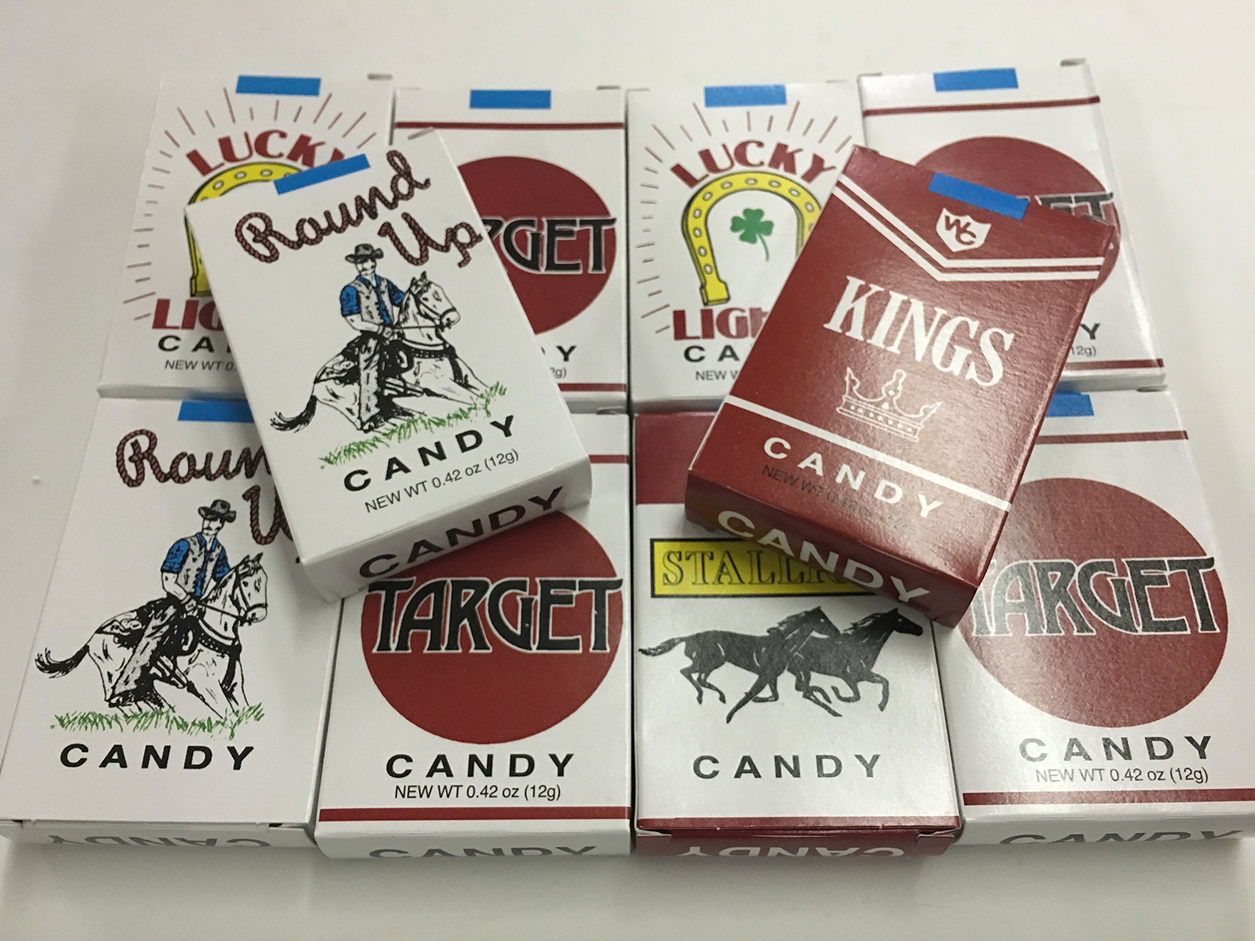 10 Packs Retro Candy Cigarettes - Classic Bubble Gum Sticks for Parties, Halloween & Nostalgic Treats (Perfect for Themed Events, Gag Gifts & Vintage Candy Lovers)