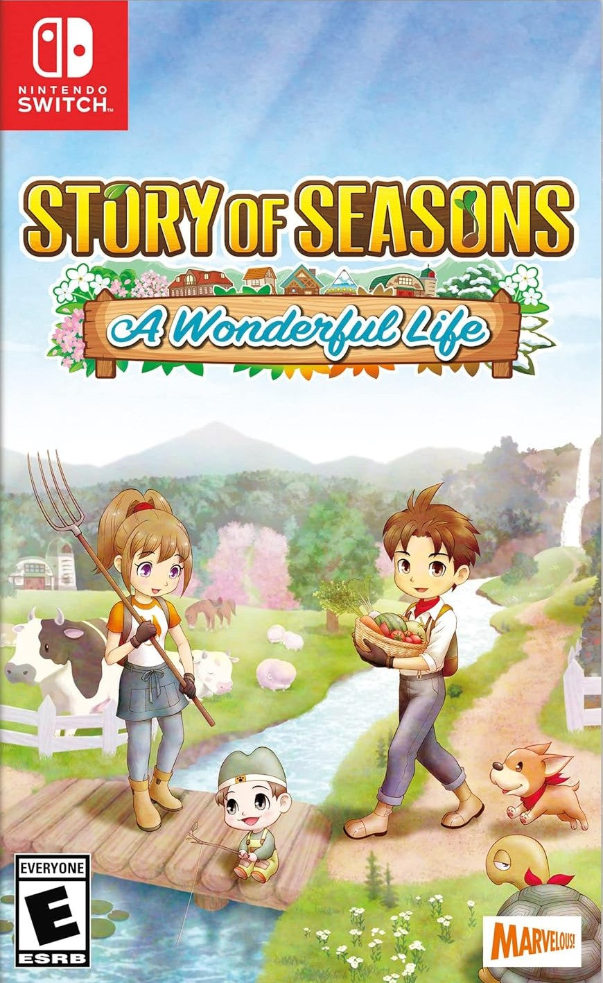 Story of Seasons: A Wonderful Life - Farming Simulation Game for Nintendo Switch | Relaxing Rural Life Adventure | Perfect for Family Gaming & Stress Relief