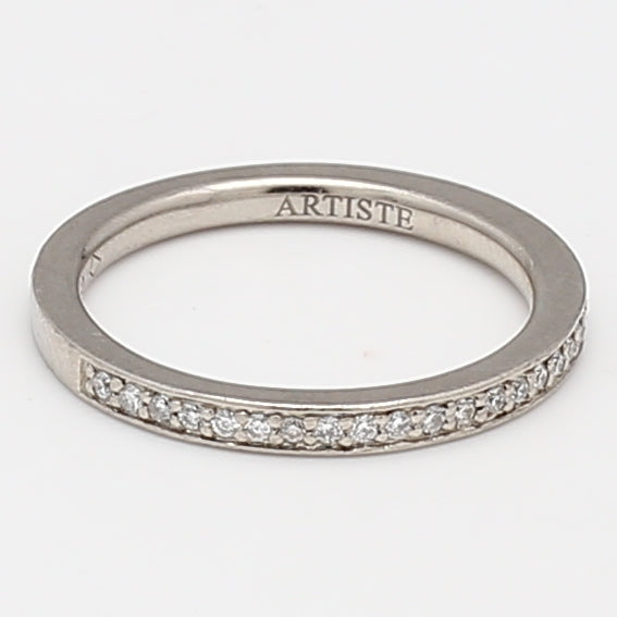 0.23 Carat Round Brilliant Cut I SI1 Diamond Platinum Wedding Band Ring for Women - Perfect for Engagement, Anniversary & Bridal Jewelry Gifts