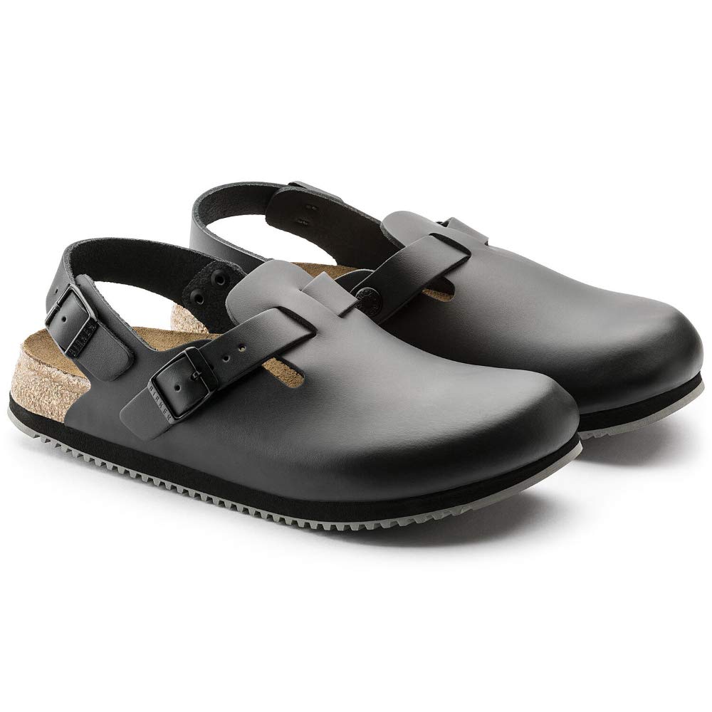 Birkenstock Tokio Super Grip Leather Sandals for Men & Women - Non-Slip Work Shoes for Nurses, Chefs & Healthcare Professionals