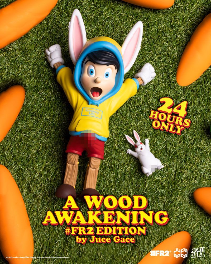 Mighty Jaxx A Wood Awakening #FR2 Edition Designer Vinyl Figure by Juce Gace - Collectible Art Toy for Home Decor & Anime Fans Display