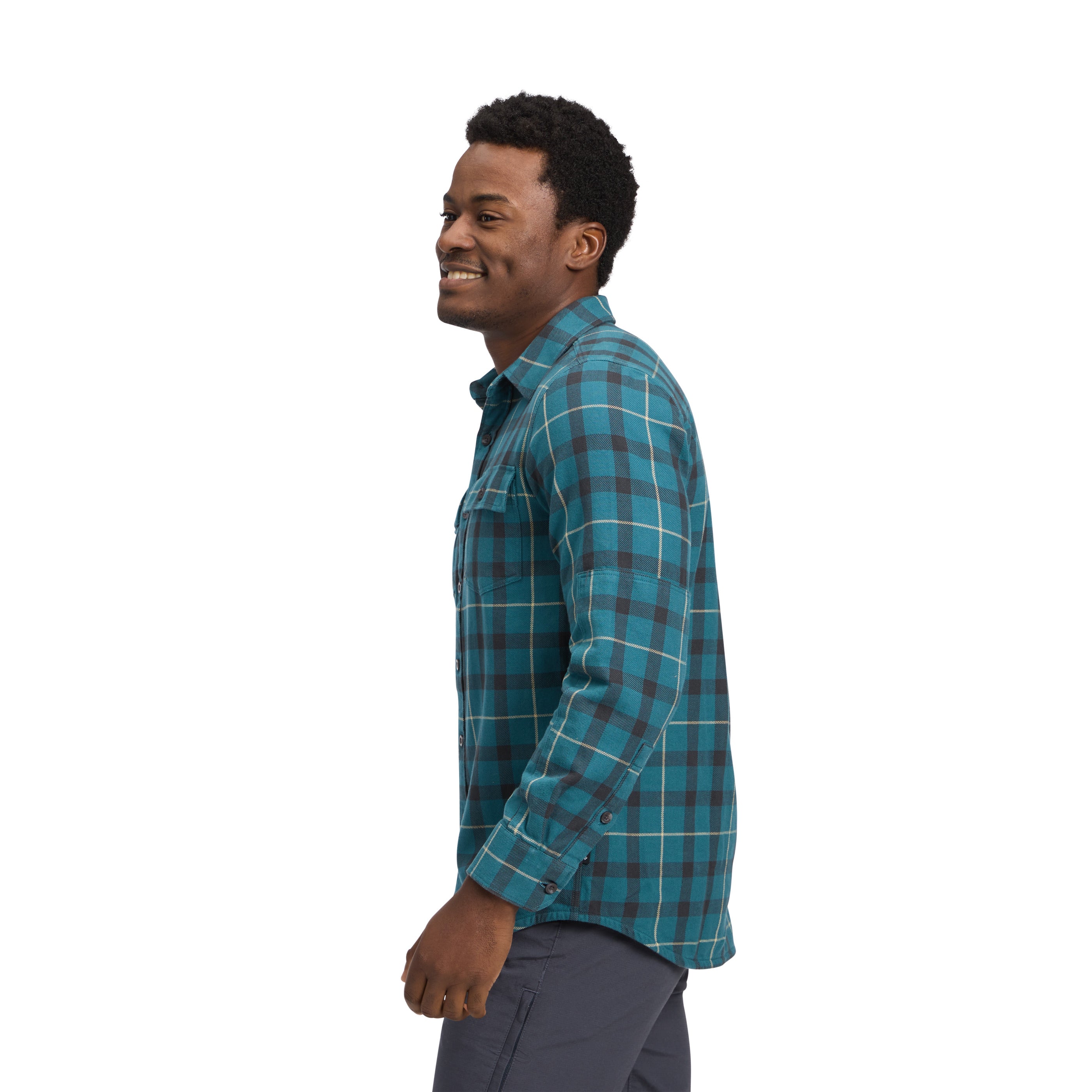 Men's Classic Twill Long Sleeve Button-Down Shirt - Comfortable Business Casual & Office Wear for Professional Men