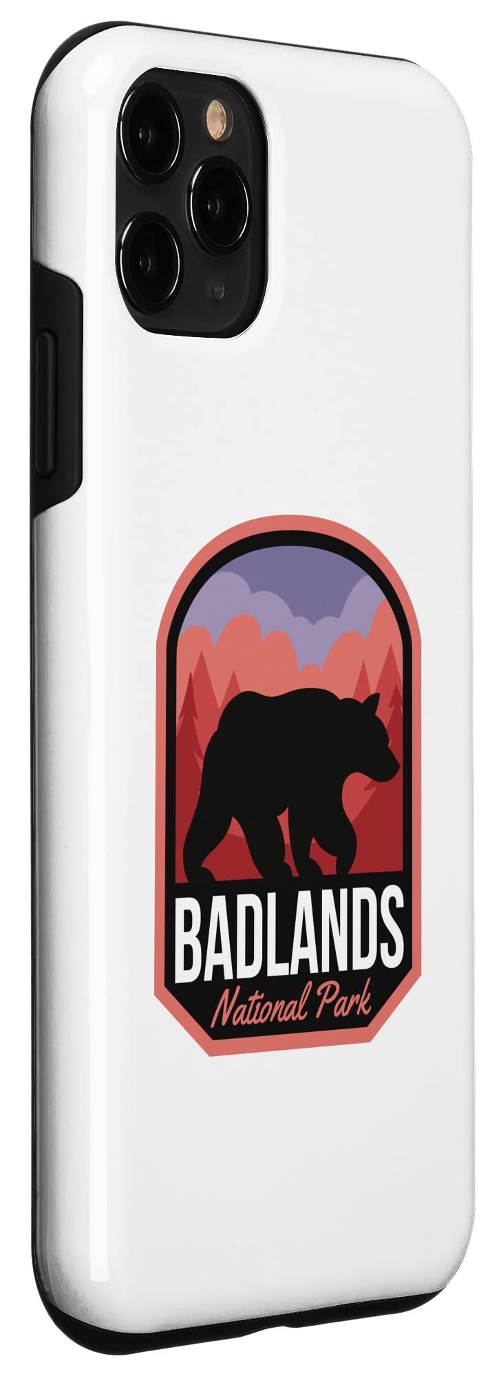 iPhone 11 Pro Case - Premium Shockproof Bear Design for Badlands National Park - Perfect for Outdoor Adventures & Travel Protection