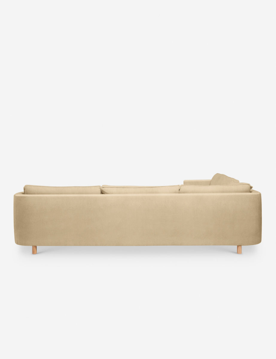 Belmont Corner Sectional Sofa by Ginny Macdonald - Modern L-Shaped Couch for Living Room, Family Room & Lounge Areas | Comfortable Fabric Upholstery with Reversible Chaise