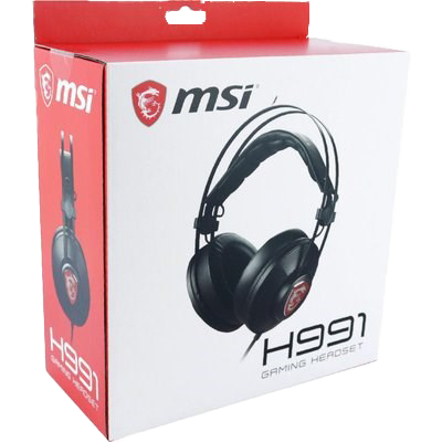 MSI H991 Gaming Headset - Noise Cancelling, Surround Sound, Comfortable Ear Cushions for PC, PS5, Xbox | Perfect for FPS, Racing Games Like NFS | Easter Special Deal