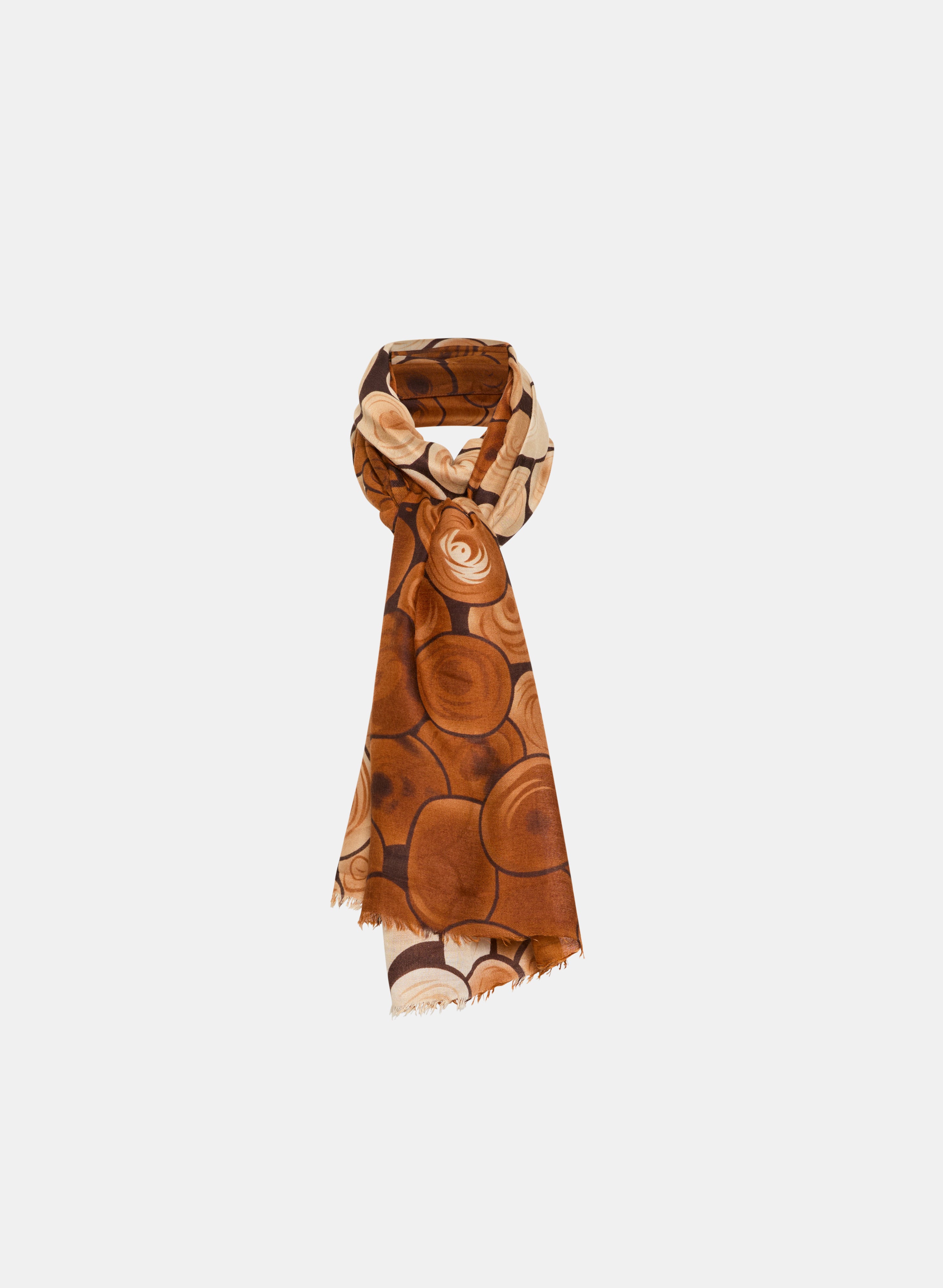 Stylish Circular Print Oblong Scarf for Women - Soft & Lightweight Fashion Accessory - Perfect for Office, Travel, and Casual Outfits