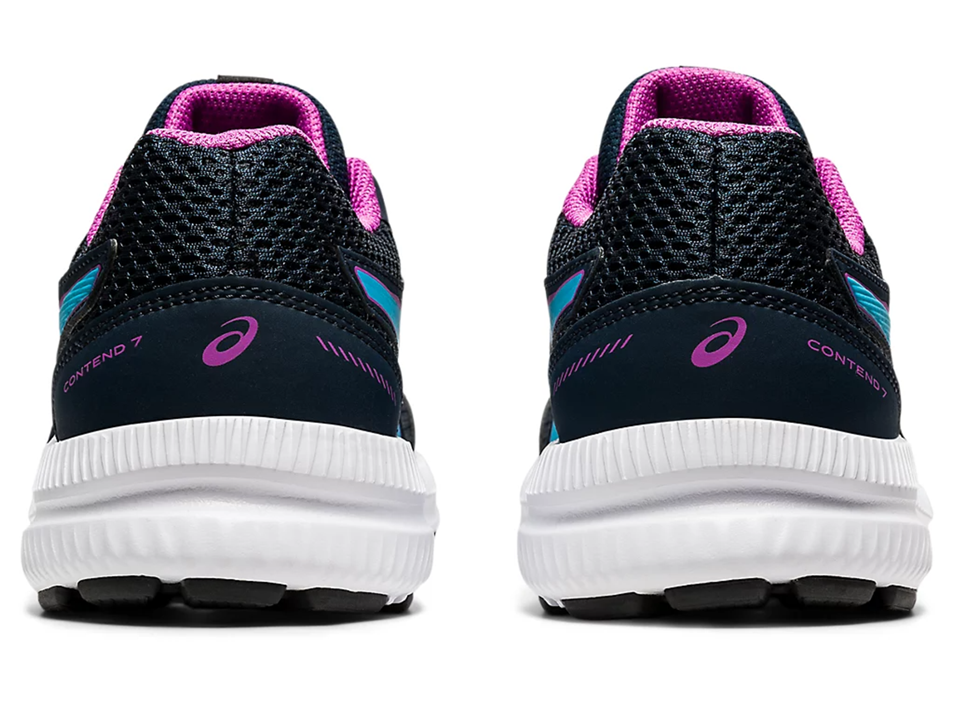 ASICS Junior Contend 7 GS Running Shoes for Kids - Lightweight & Durable Athletic Sneakers (Style 1014A192-404) - Perfect for School PE, Track Practice & Daily Play