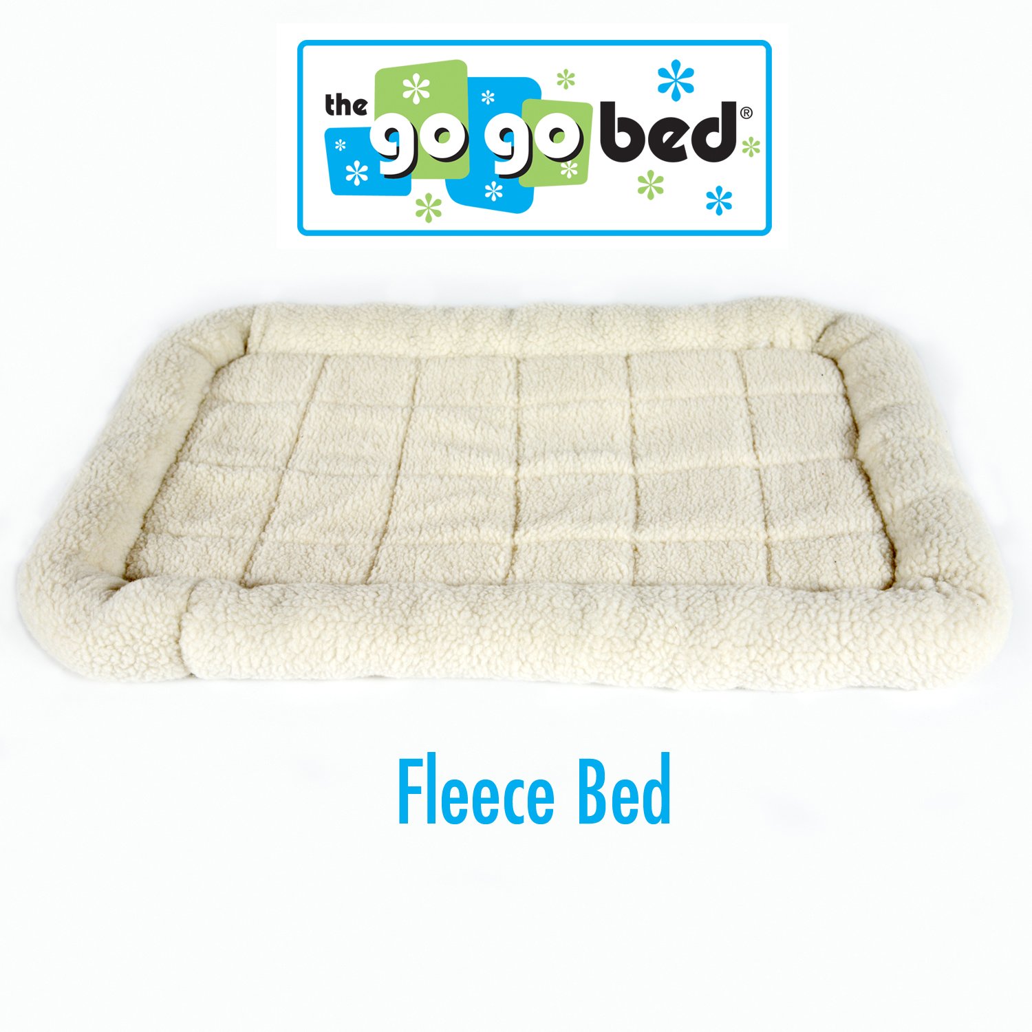 GOGO 19x14 Inch X-Small Fleece Dog Crate Pad - Soft Pet Bed Mat for Wire Crates, Kennels & Travel | Cozy & Washable Puppy Bedding for Small Dogs
