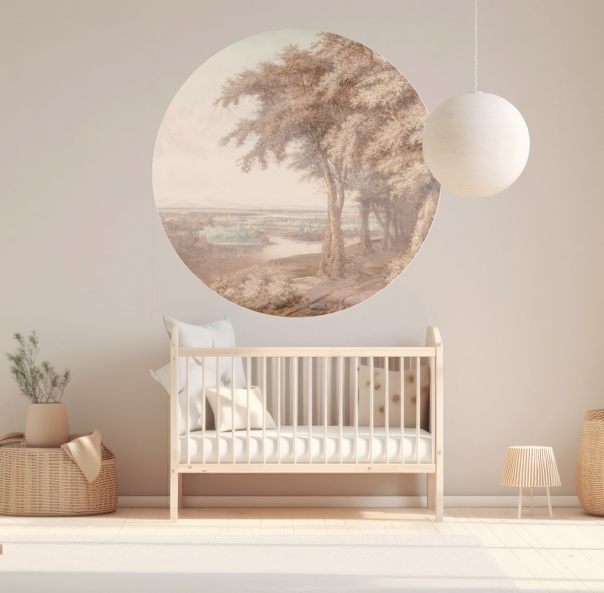 Dutch Master Round Wall Sticker - Premium Decorative Vinyl Art for Home & Office Decor - Perfect for Living Rooms, Bedrooms, and Workspaces